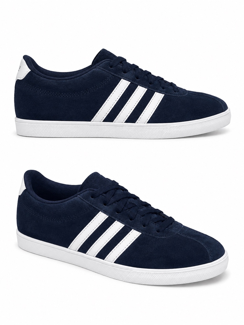 Adidas Neo Courtset Navy Blue Suede Sneakers Women’s Size 7